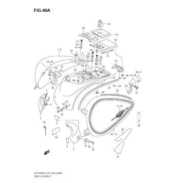 SIDE COVER (MODEL K6/K7)