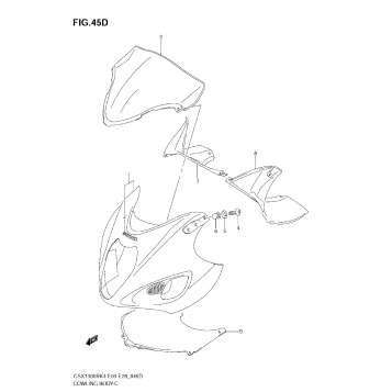 COWLING BODY (GSX1300RZK7)