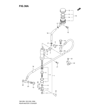 REAR MASTER CYLINDER (MODEL K3)