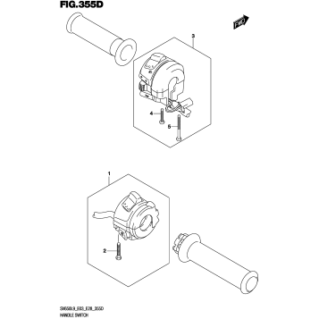 HANDLE SWITCH (SV650AL9 E33)