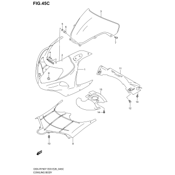 COWLING BODY (MODEL K3)