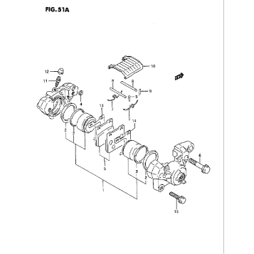 REAR CALIPER (MODEL P/R/S/T)
