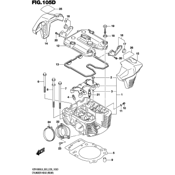 CYLINDER HEAD (REAR) (VZR1800BZL9 E33)
