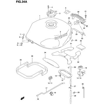 FUEL TANK (MODEL Y/K1)