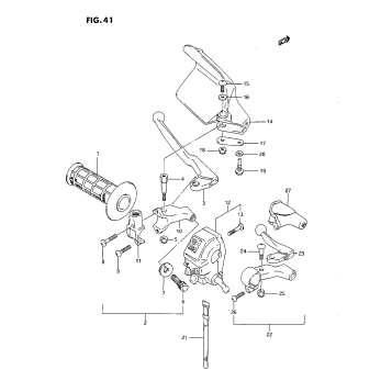 LEFT HANDLE SWITCH (L/M/N/P)