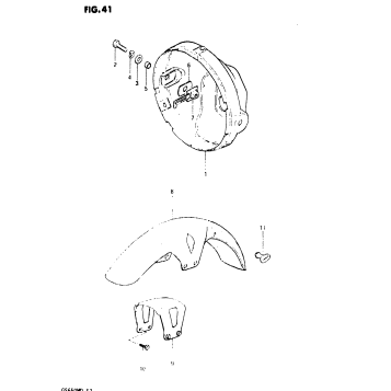 HEADLAMP HOUSING - FRONT FENDER