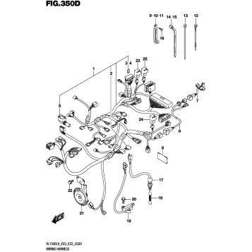 WIRING HARNESS (VL1500TL9 E33)