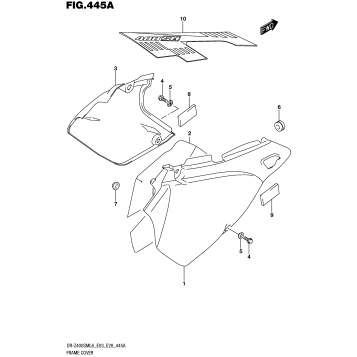 FRAME COVER (DR-Z400SML6 E03)