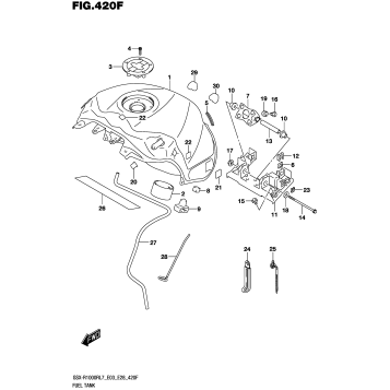 FUEL TANK (GSX-R1000RZL7 E33)