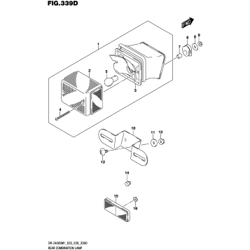 REAR COMBINATION LAMP (DR-Z400SM)