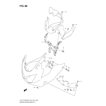 COWLING INSTALLATION PARTS