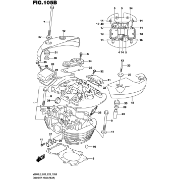 CYLINDER HEAD (REAR) (VL800L8 E28)
