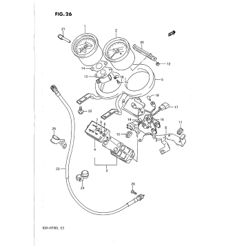 SPEEDOMETER (MODEL J/K)