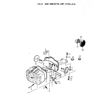 REAR COMBINATION LAMP (TC185L