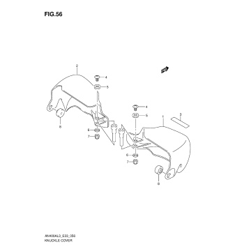 KNUCKLE COVER (AN400ZAL3 E28)