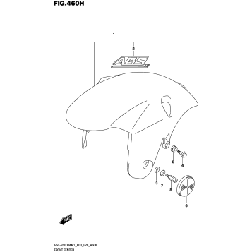 FRONT FENDER (GSX-R1000RA)