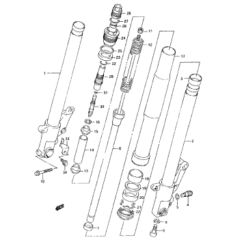 FRONT DAMPER (MODEL R/S)