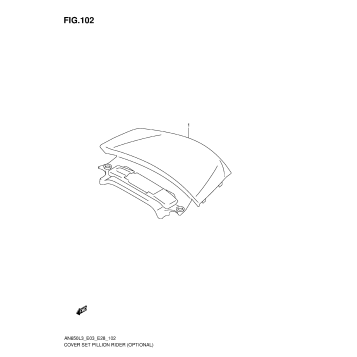 COVER SET PILLION RIDER (OPTIONAL)