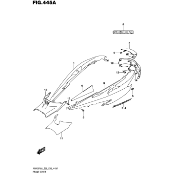 FRAME COVER (AN400AL6 E33)
