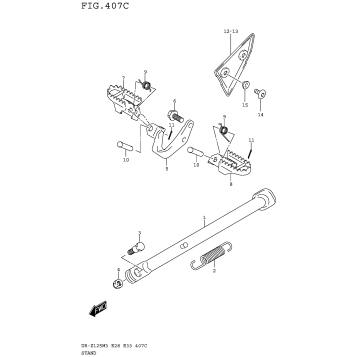 STAND (DR-Z125LM3E33)