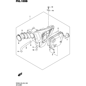 AIR CLEANER (RV200L9 E28)