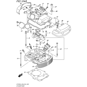 CYLINDER HEAD (FRONT)