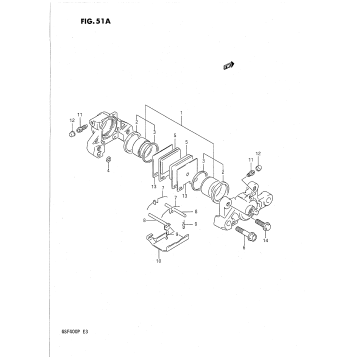 REAR CALIPER (MODEL P)