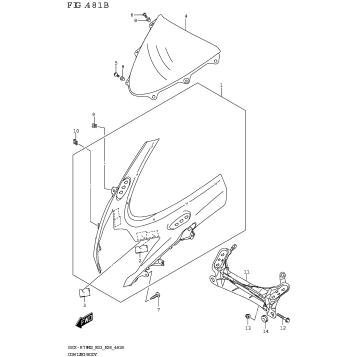 COWLING BODY (GSX-R750Z)