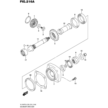 SECONDARY DRIVE GEAR