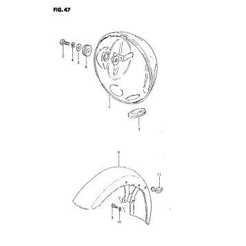 HEADLAMP HOUSING-FRONT FENDER