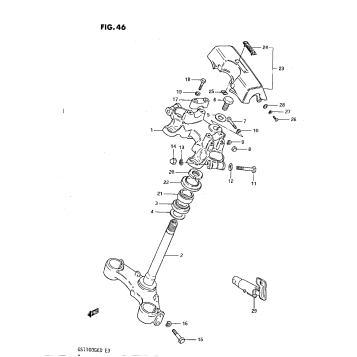 STEERING STEM (GS1100GKZ)