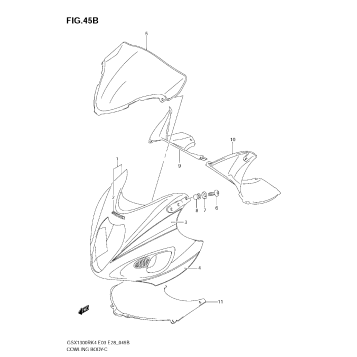 COWLING BODY (GSX1300RK6)