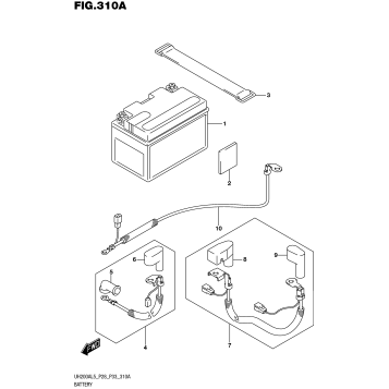 BATTERY (UH200AL5 P28)