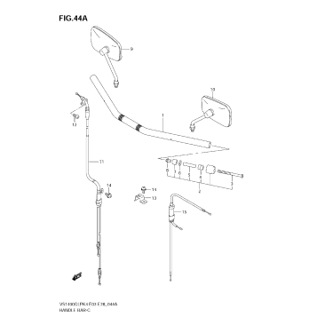 HANDLEBAR (MODEL K5/K6/K7/K8)