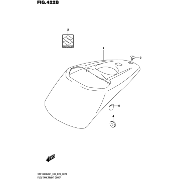 FUEL TANK FRONT COVER