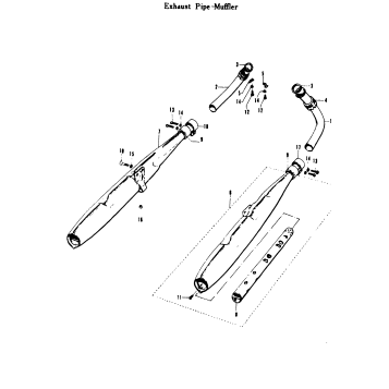 EXHAUST PIPE-MUFFLER