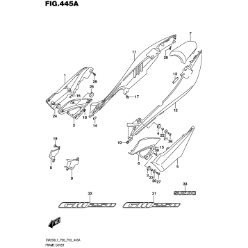 FRAME COVER (GW250L7 P28)