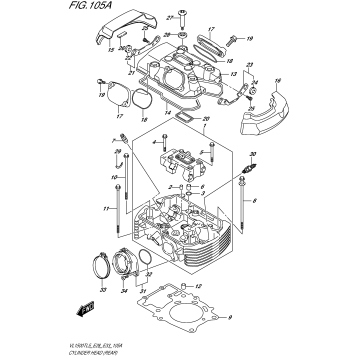 CYLINDER HEAD (REAR)