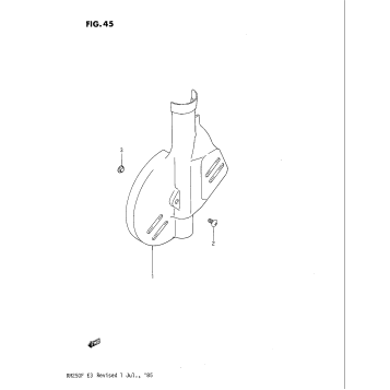 DISK COVER (OPTIONAL) MODEL F
