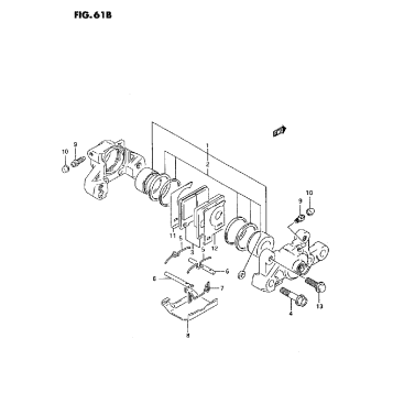 REAR CALIPER (MODEL T)