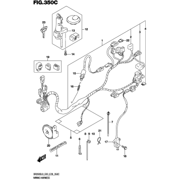 WIRING HARNESS (DR200SL9 E33)