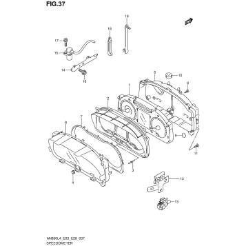 SPEEDOMETER (AN650L4 E03)