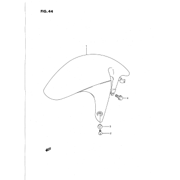 FRONT FENDER (MODEL P)