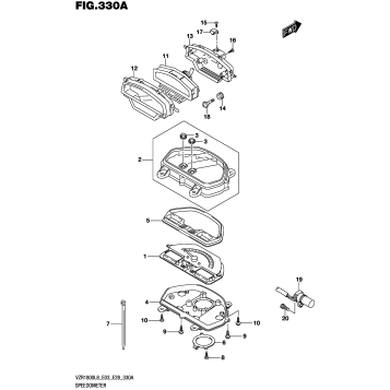 SPEEDOMETER (VZR1800L8 E28)