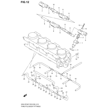 THROTTLE BODY HOSE/JOINT (MODEL Y)