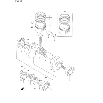 CRANKSHAFT (MODEL P/R/S)