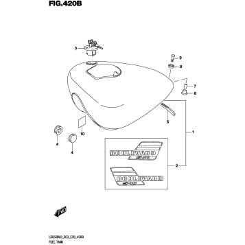 FUEL TANK (LS650BL9 E28)