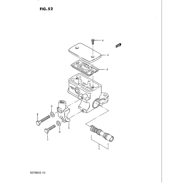 FRONT MASTER CYLINDER (GS750ED)
