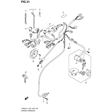 WIRING HARNESS (LS650L4 E28)