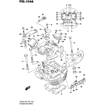 CYLINDER HEAD (FRONT) (VL800L8 E03)